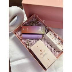 Coffret parfum 15ml + etui de poche + parfum de 30ml à personnaliser